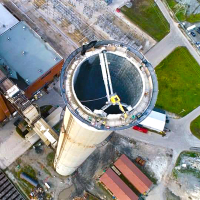 Demolition Chimney